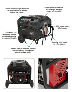NorthStar Generator 18,000 Surge Watt Electric Start Northstar E825