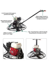 NorthStar Power Trowel 0-15 Degree Angle Honda GX160