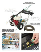 NorthStar Pressure Washer 3,300 PSI 2.5 GPM Honda GX200