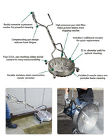 NorthStar Pressure Washer Surface Cleaner 22-in. Dia. 4000 PSI 8.0 GPM