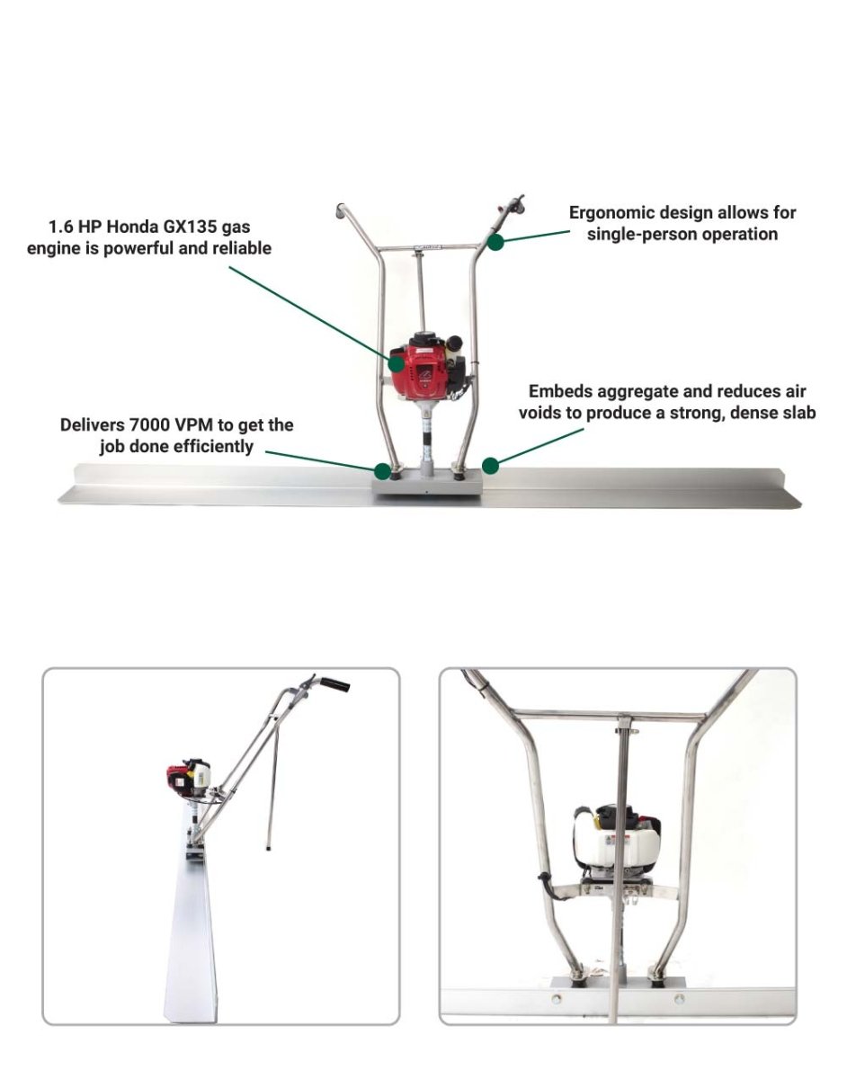 NorthStar Screed Head 7,000 VPM Honda GX35