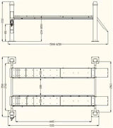 Katool Heavy Duty 4-Post Alignment Lift 15,000lbs (Rolling Jack Included) 4H150