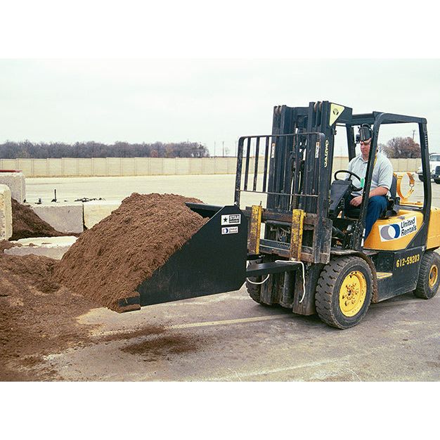 Star Industries 84" Self-Dump Bucket 1.0 cyd Manual or Hydraulic |