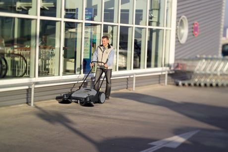 Kärcher Outdoor Walk Behind Push Sweeper Efficient Cleaning