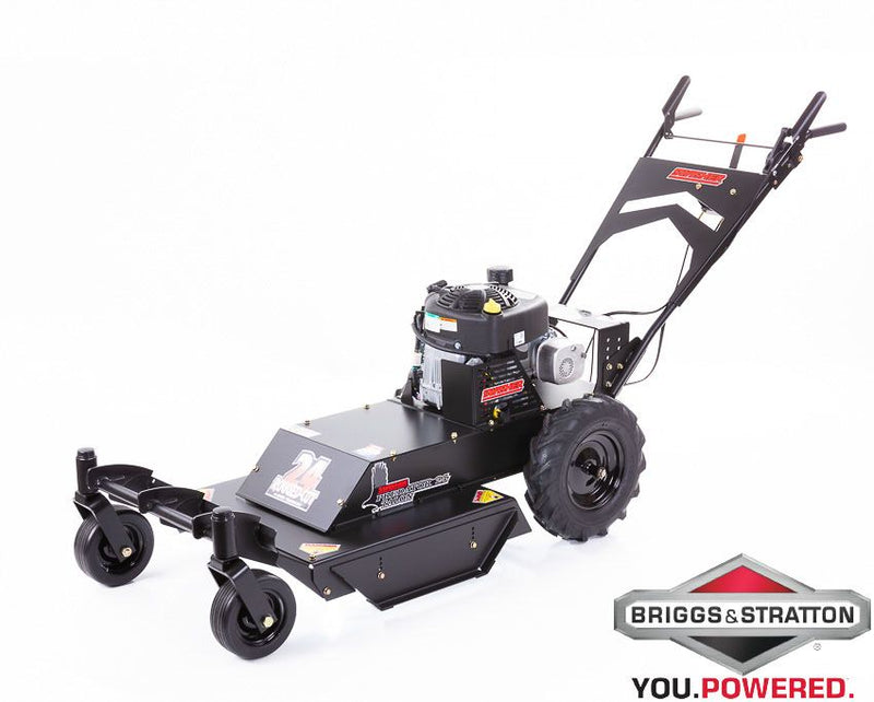 Swisher 11.5HP 24 in. Briggs & Stratton Walk Behind Rough Cut Mower with Casters - WRC11524BSC